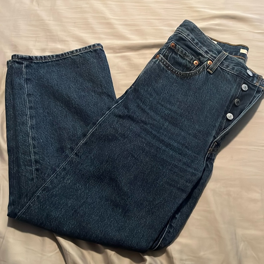 Levi’s Ribcage Straight Crop Premium Denim